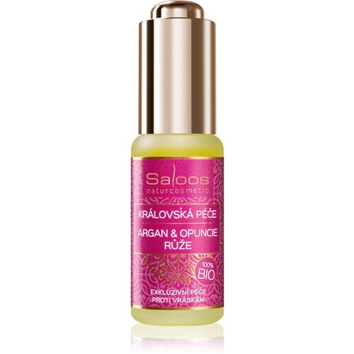 Saloos royal care 100% bio argan & prickly pear & rose 20ml Cene