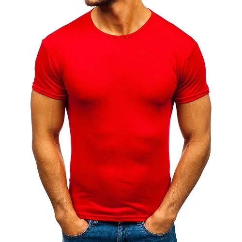 Kesi Men's T-shirt without print 0001 - red,