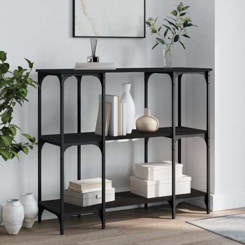VidaXL Konzolni stol crni 102 x 35 x 90 cm od konstruiranog drva Slike
