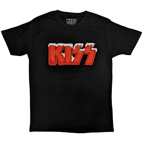 Kiss Majica Holiday Logo Unisex Black S