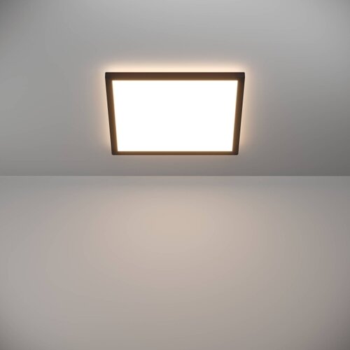 Eglo 901443-LED Stropno svetlo za kupatilo ROVITO 17,6 W/230 V 39&amp;times;39 cm IP44 crna Slike