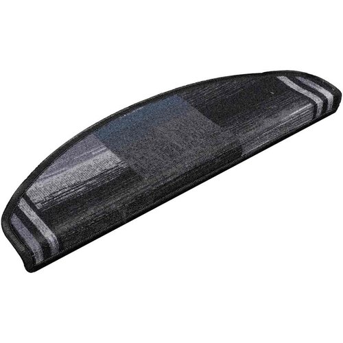  Otirači za stepenice samoljepljivi 10 kom 65x21x4 cm crno-sivi Slike