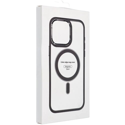  Colour Edge Mag Cover maska kompatibilna s MagSafe za IPHONE 12 PRO MAX crna Slike