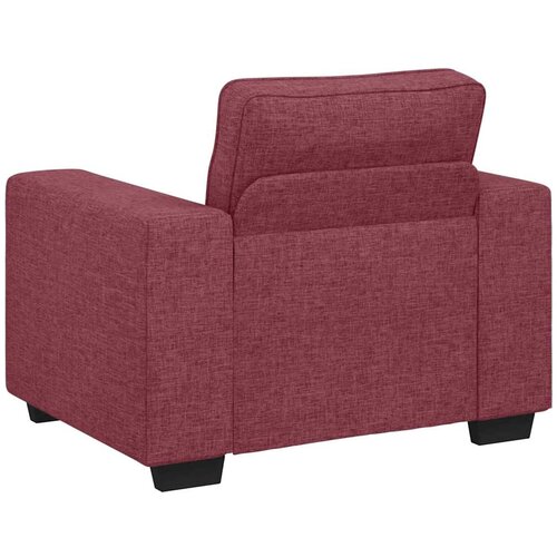  3-dijelni set sofa s jastucima, tkanina boje vina Slike