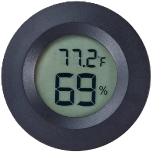  Circular Embedded Electronic Digital Thermometer Hygrometer Cene