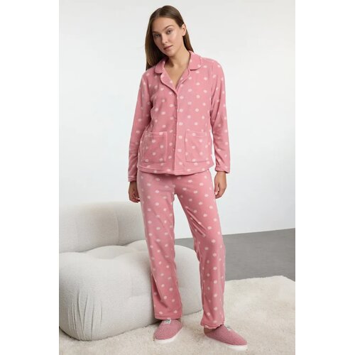 TRENDYOLMILLA Ženski set pidžame Thmaw25Pt00071, Rozi Slike