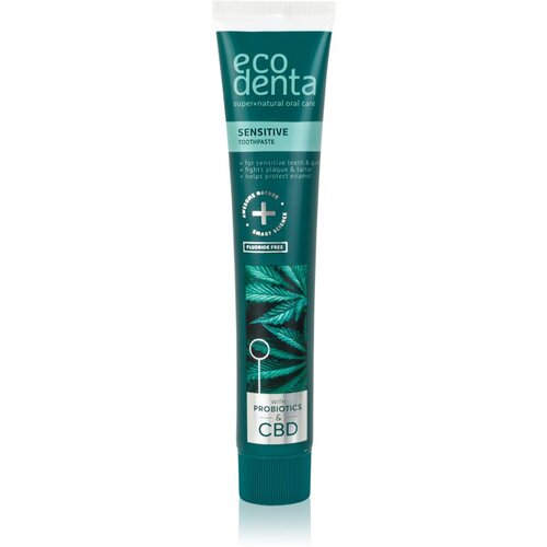 Ecodenta Sensitive Toothpaste Probiotics & CBD zobna pasta proti preobčutljivosti zob in dlesni 75 ml Cene
