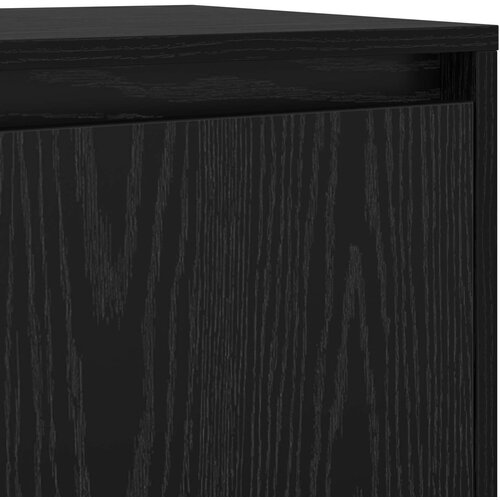  Kreveta 2 pcs Crni hrast 70 x 41 x 75 cm Konstruirano drvo Slike