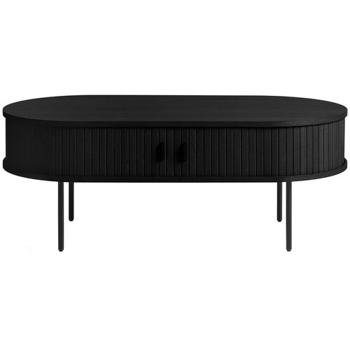 Unique Furniture Črna mizica 60x120 cm Nola – Cene