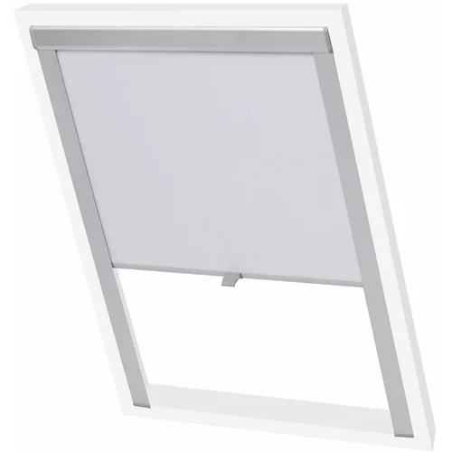 vidaXL Senčilo za zatemnitev okna bele barve P08/408