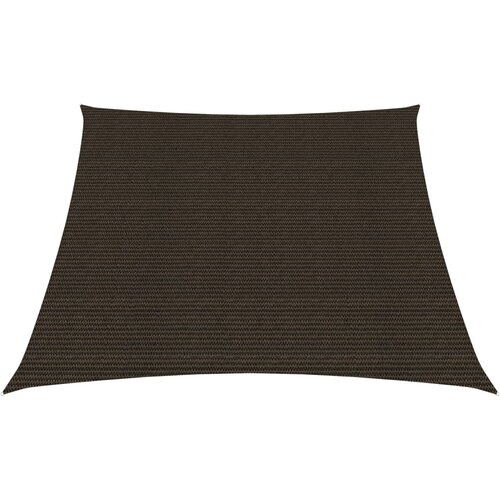 VidaXL Senčno jadro 160 g/m&amp;sup2; rjavo 3/4x3 m HDPE, (20609370) Slike