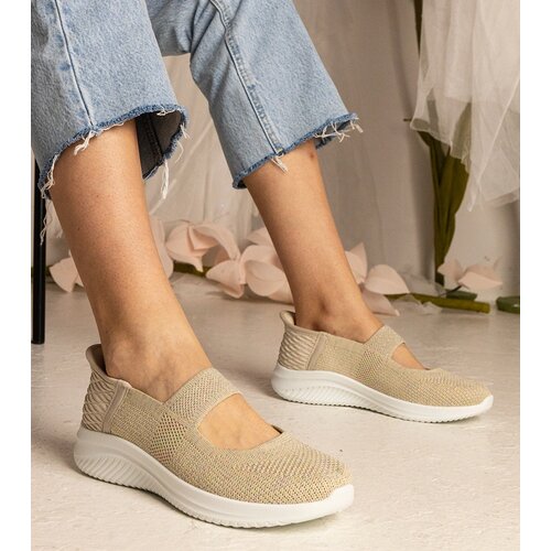Gemre Beige women&amp;#039;s sneakers on embossed sole Muratti Slike