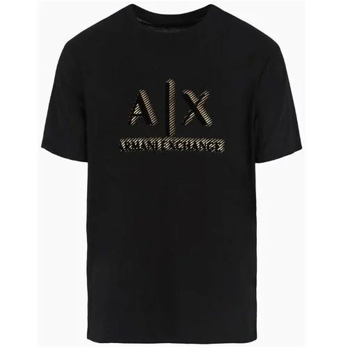 EAX Majice s kratkimi rokavi - Črna