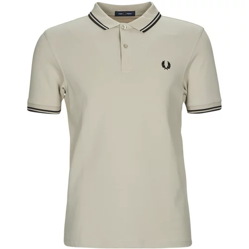 Fred Perry TWIN TIPPED SHIRT Bež