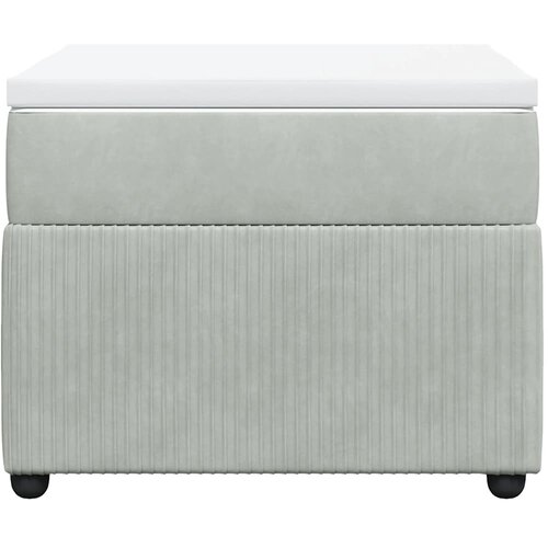 Box spring krevet s madracem svjetlosivi 100x200 cm bar&amp;scaron;unasti Slike