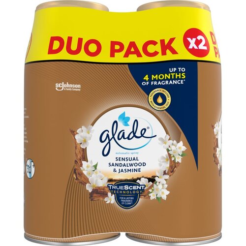 Glade Automatic Sensual Sandalwood & Jasmine automatski osvježivač zraka zamjensko punjenje DUO Cijene