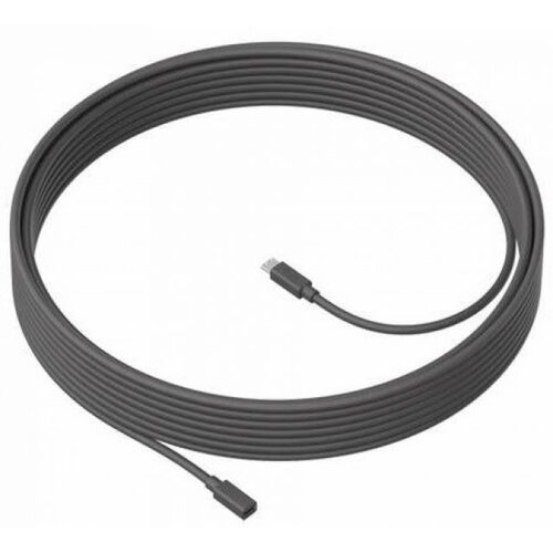 Logitech MeetUp mic extension cable 10m graphite Slike