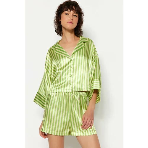 Trendyol Pajama Set - Multi-color - Striped