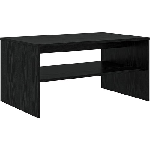 vidaXL Klubska miza Črna Orehovina 80 x 50 x 40 cm Konstruiran les, (5000120355) Cene
