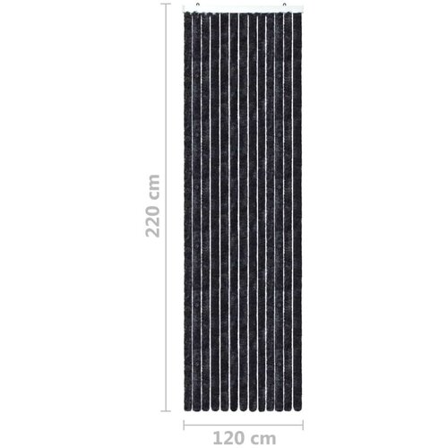 VidaXL Zastor protiv insekata antracit 120 x 220 cm &amp;scaron;enil Slike