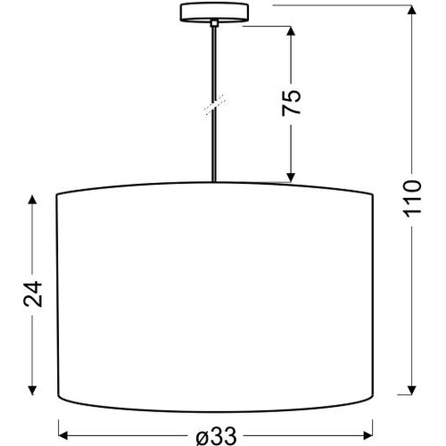Candellux luster/visilica-arabesca viseća lampa 33X33X24 1X60W E27 smedja Slike