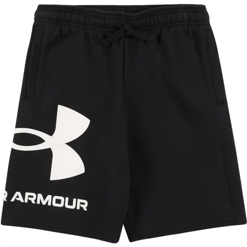 Under Armour Sportske hlače crna / bijela