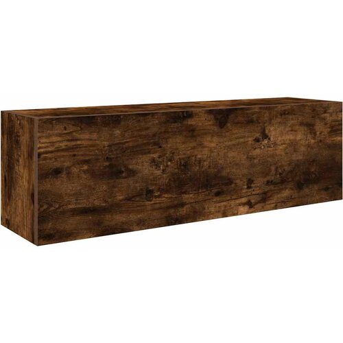 Maison Chic Kopalni&amp;scaron;ka stenska omarica - Kopalni&amp;scaron;ke omarica dimljen hrast 100x25x30 cm inž. les iu628, (22063973) Slike