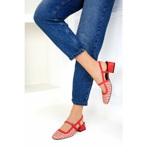 Soho Women's Red Classic Heeled Shoes 19013 Slike
