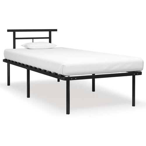 Furnova Posteljni okvir črn kovinski 90x200 cm, (21931685) Slike