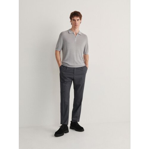 Reserved Men`s polo - svetlo siva Cene