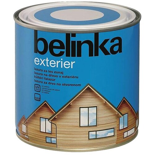 Lazura za drvo Belinka Exterier (Maslinasto-žuta, 750 ml, Svilenkasti sjaj) Cijene