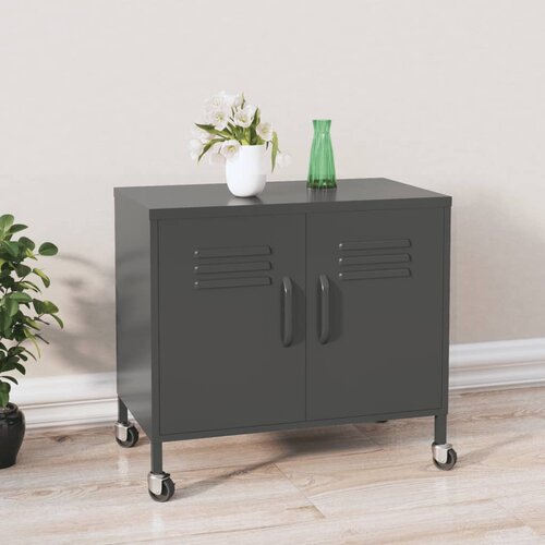 vidaXL Ormarić za pohranu antracit 60 x 35 x 49 cm čelični Cene