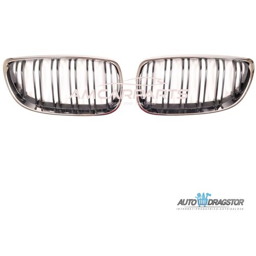  Bmw 3 (E92) coupe (E93) convertible pre-facelift 2005-2010 maska hrom crna m style set 2KOM Cene