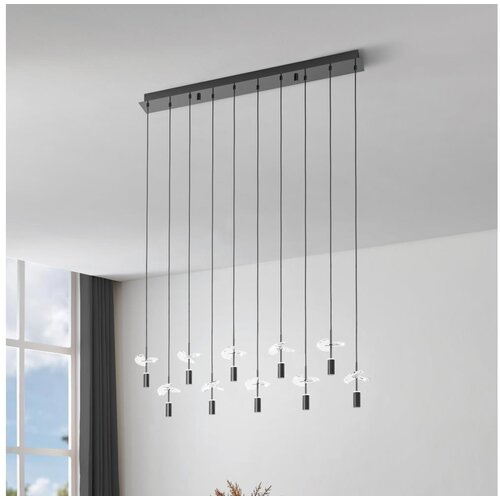 Eglo 390494 -led luster na sajli comareira 40xLED/2,6W/230V 2200/3000/4000K hrom Cene