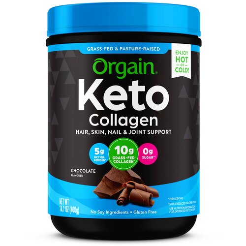 Orgain keto collagen čokolada 400g Slike