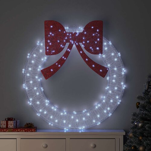 Vijenac s 150 LED svjetlima Hladna bijela 120 cm Akril Cijene
