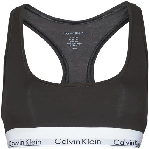 Calvin Klein Jeans Topi MODERN COTTON UNLINED BRALETTE Črna