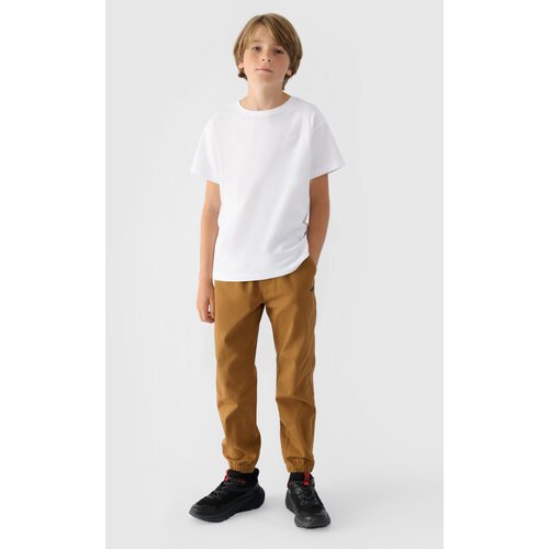 4f Boys Jogger Casual Pants Plain Khaki 4FJWMM00TTR Slike