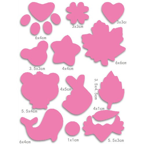 INF 10 listov samolepilnih našivkov za puhovke za hlače, dežne plašče, šotore Pink, (21732426) Cene