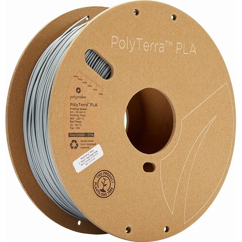 Polymaker PolyTerra PLA Fossil Grey Cene