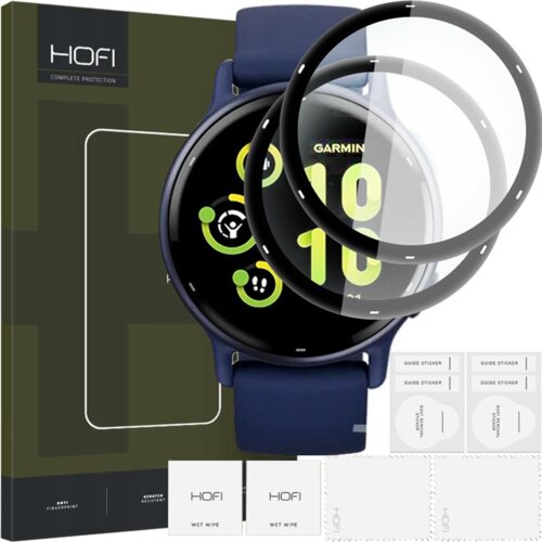 HOFI HYBRID GLASS 2-PACK ZA GARMIN VIVOACTIVE 5 BLACK PROTECTION, (21974533) Cene