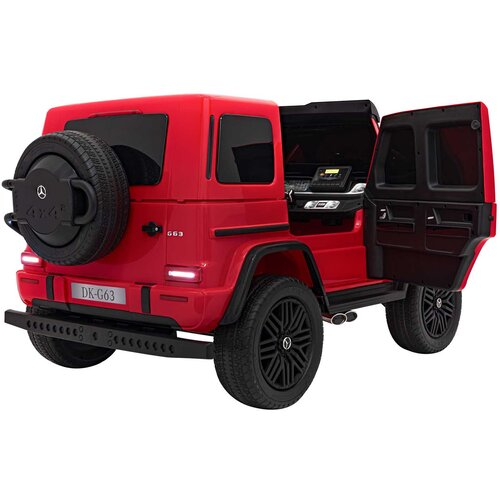  Licenciran avto na akumulator Mercedes Benz G63 AMG XXL 4x4 - dvosed - rdeč Slike
