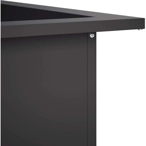  Prsten za vatru Crna 90 x 90 x 25 cm Čelik - Čelik 60 x 60 x 25 cm Slike