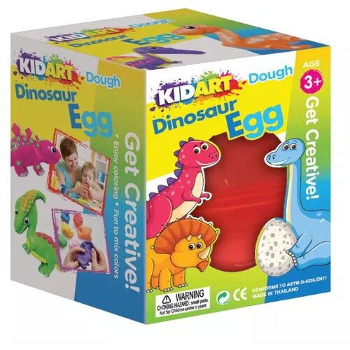 KidArt dino egg set plastelin z modeli - 4 barve Cene