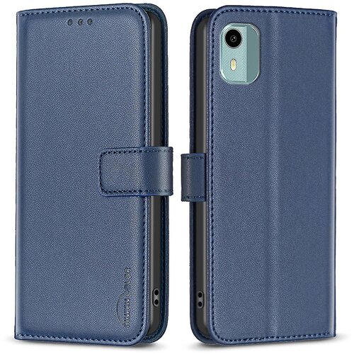 INORCO BINFEN COLOR BF17 Za Nokia C12 4G/C12 Pro/C12 Plus stojalo za pametni telefon PU usnje+TPU ovitek za denarnico, (22036609) Slike