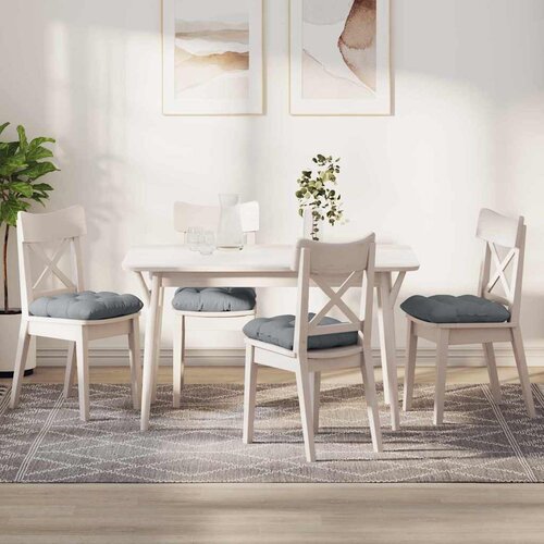  Jastučići za sjedenje 4 pcs Svijetlo siva 40 x 40 x 12 cm Cene