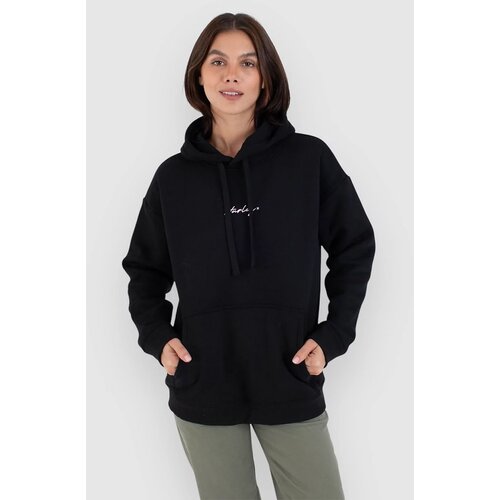 Hurley Script Only Pulover s kapuco black Cene