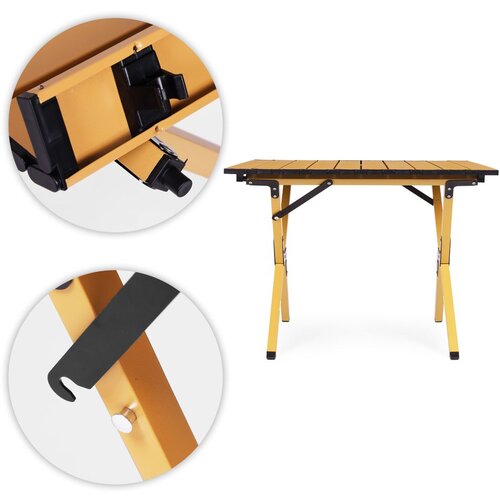 Multi Garden sklopivi kamping stol 60 &amp;times; 60 cm s torbom za no&amp;scaron;enje Slike