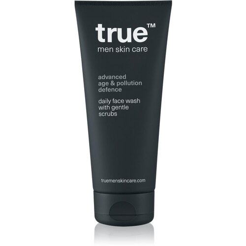 true men skin care Daily face wash with gentle scrubs eksfoliacijski čistilni gel za moške 200 ml Cene