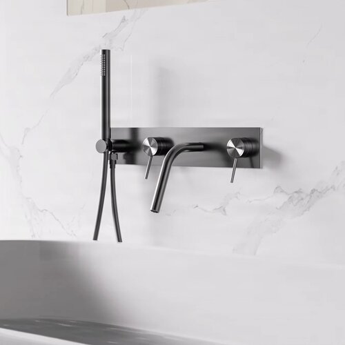 ELITE EDITION Podometna kadna armatura BSC1716 z LED-zaslonom v izvedbi bru&amp;scaron;eno zlato &amp;mdash; Krom Slike